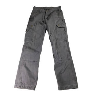 Carhartt Ripstop Relaxed Fit Cargo Pants Doule Knee Flannel Men's 33x32 Work